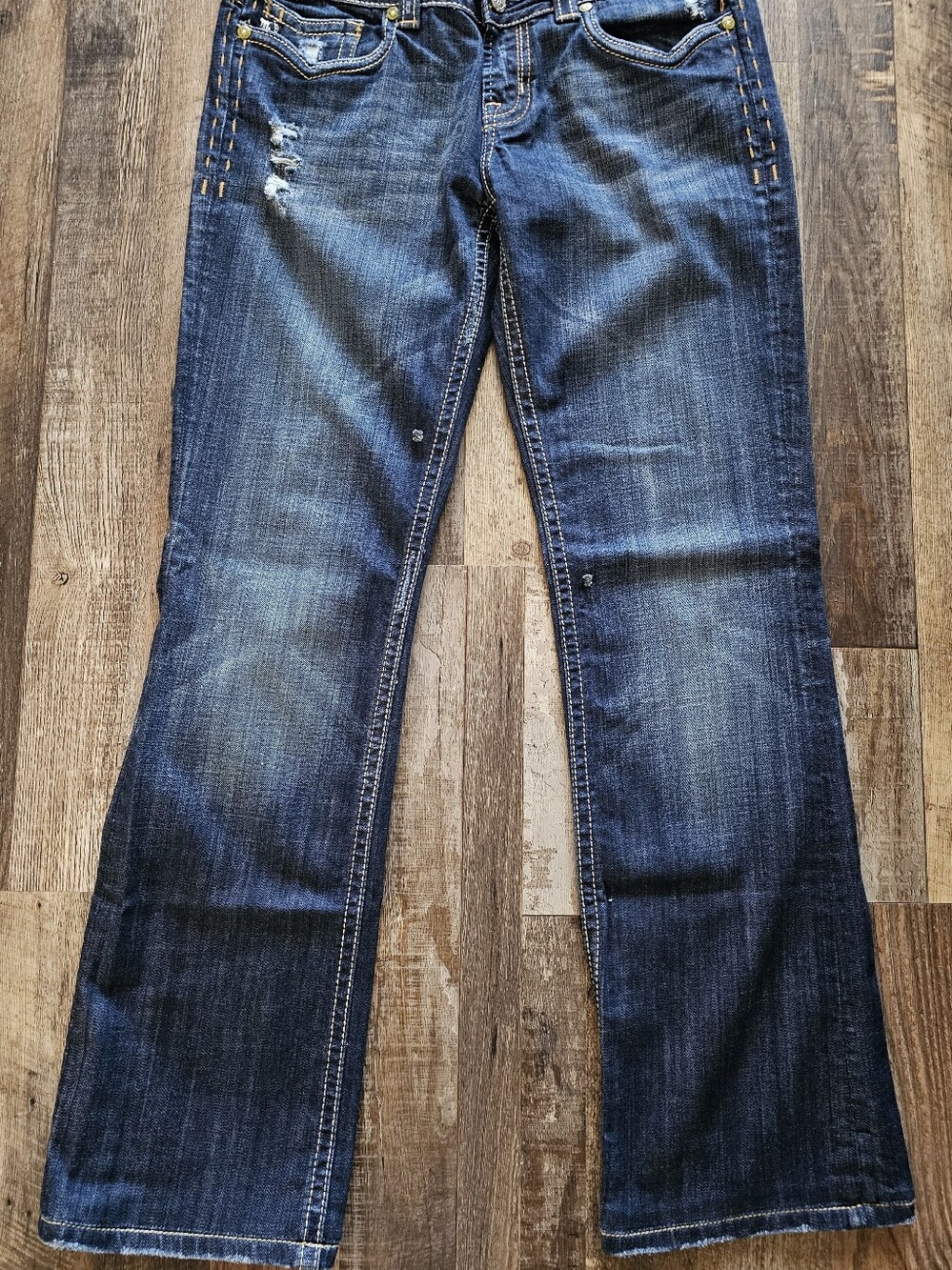 Buckle - MEK Women's Dark Blue Bootcut Jeans